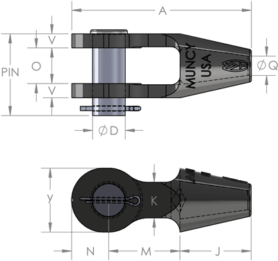 Muncy™ Open Rope Spelter Sockets