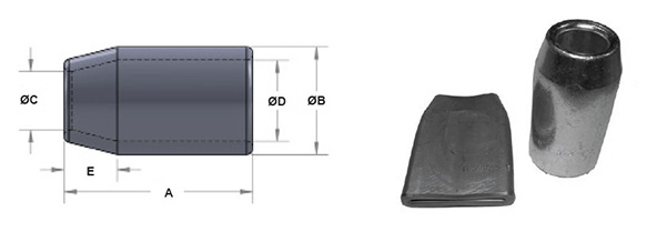 Flemish Eye Carbon Steel Sleeve Diagram